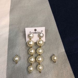 Pearl Earrings For Women/girls