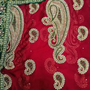 Bridel Saree With Dupatta