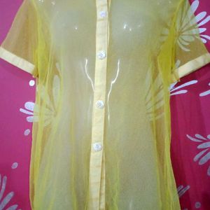 Yellow Net shirt