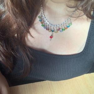 Colourful Crystal Necklace