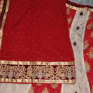 Bridal Lehenga Maroon And Silver Colour