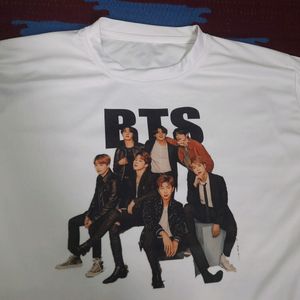 Women's BTS Tshirt Round Neck Polyester