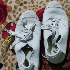 School Shoes White