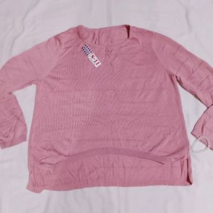 Pink Woolen Soft Top