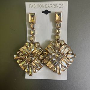 Big Size Party Wear Stone Earring