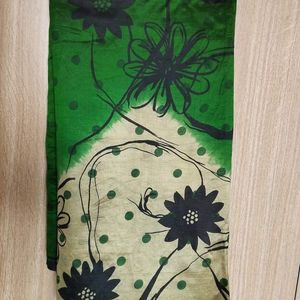 Beautiful Bottle Green Dhupion Silk Saree