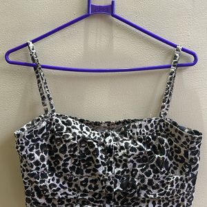 Cheetah Print crop top