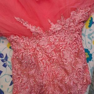 pink barbie gown