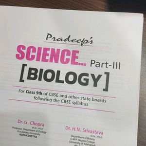 Pradeep's Biology Book For Class 9th