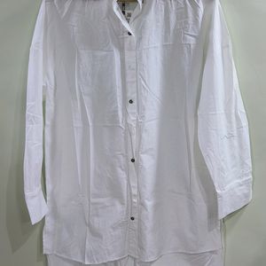 ZARA White Oversized Shirt (Women's)