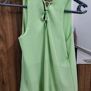 Pastle Green Top For Women (Small)