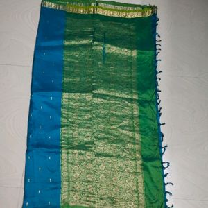 Pure Kanchi Pattu Saree 💙💚