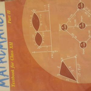 Class 12th Maths Book. Both Part 1 And 2