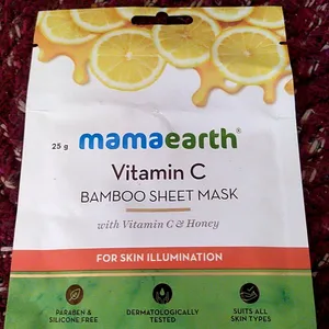 Mamaearth Vitamin C Bamboo Sheet Mask