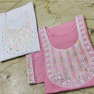 Very Low Price Brand New Trendy Embroided Kurti 😍