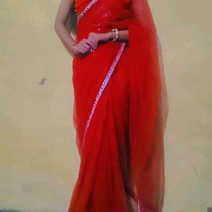 Red Saree 🎀