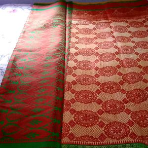 Absolutely New All Over Thread Work Assam Silk