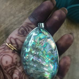 Natural Abalone Shell Pendent