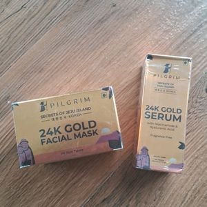 Pilgrim 24k Gold Mask And Serum Combo