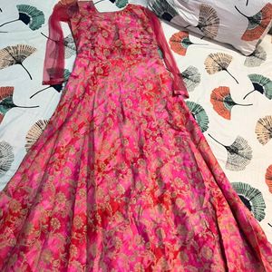 Pink Ethnic Gown