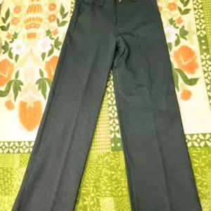 Black High Waisted Flared Trouser