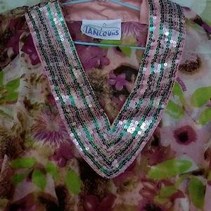 New Not Used Party Wear Kaftan Top For Donation