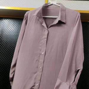 Lavender Silk Shirt