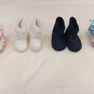 Pair Of 1 New Born Baby Shoes