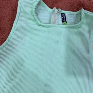 Neon Green Crop Top