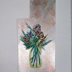 Cute Vase Art (Keep behind Transparent Phone Case