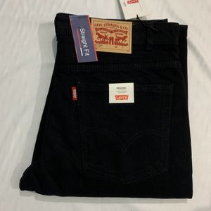 Black Straight Fit Jean