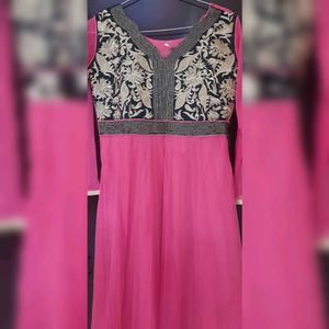 Pink Color Anarkali Suit .