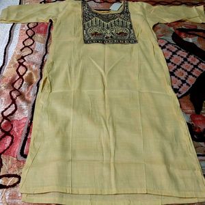 Yellow Kurti