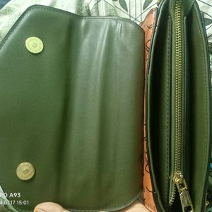 Olive Green Classy Sling Bag