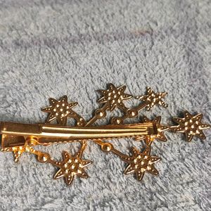 Korean Golden Clip + Pearl Rope Hair Band 🎀