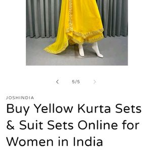 Designer Kurta Set 💛