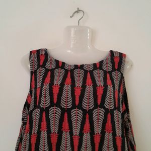 Black Printed Top (Women's)