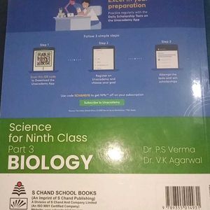 BIOLOGY Science for Ninth Class (Part-3) S.Chand