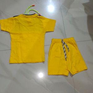 Beautiful 🤩 Yellow Colour Baby Boy Dress