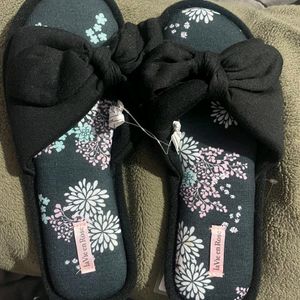 Knotted Open Slide Slippers