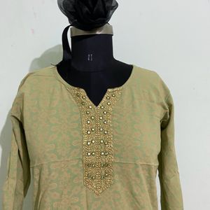 Olive Green Kurta