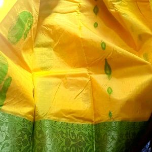 Bengal Handloom Jamdani Work Pure Tussar Silk Sare