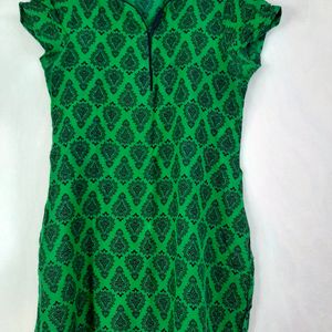 Branded Green Coloured Kurti