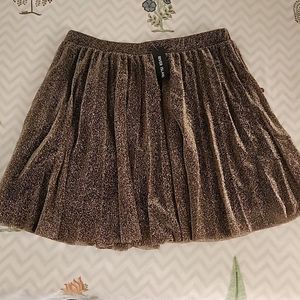 River Island,  Gold Shimmer Skirt, Size 12.