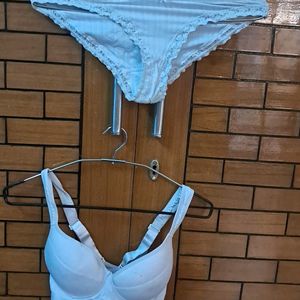 Combo Of Four Imported Fabric Bra N Panty