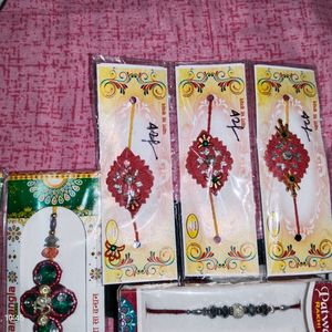 Rakhi Pack Of 17 Beautiful 😻 ❤️ 🤩