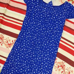 Beautiful Blue 🧿 Kurti 👀 Unique Design For Neck