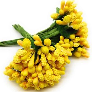 Yellow Artificial flower (4inch, pack of 10 bunch)