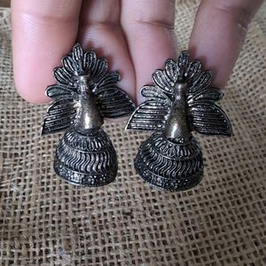 Peacock Jhumkas