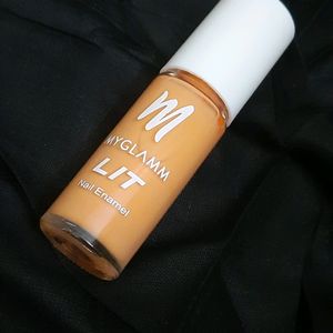 My Glamm Orange Nail Polish